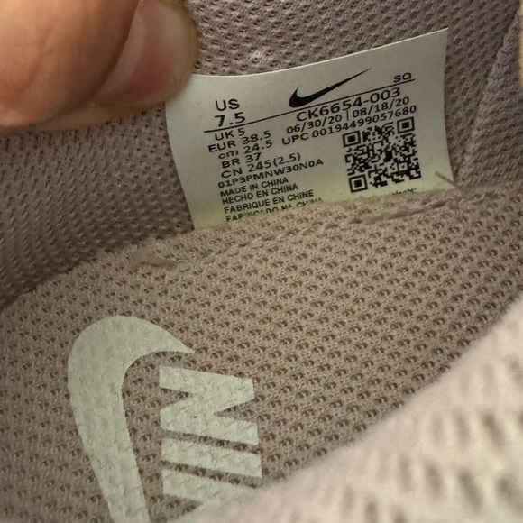 Nike Women's Dunk Low Disrupt Platinum Violet Pink Sneakers Sz 7.5 - Picture 13 of 14